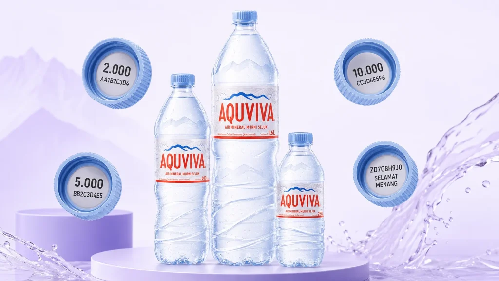 Cara Klaim Hadiah Aquviva dalam Tutup Botol Kode Sejuk Banget